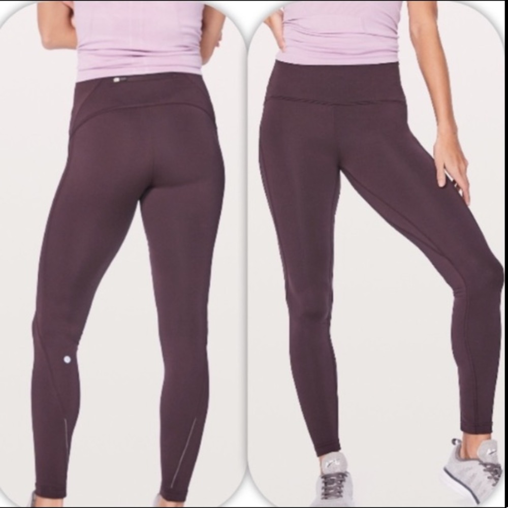 lululemon leggings 2 "fast as fleece"